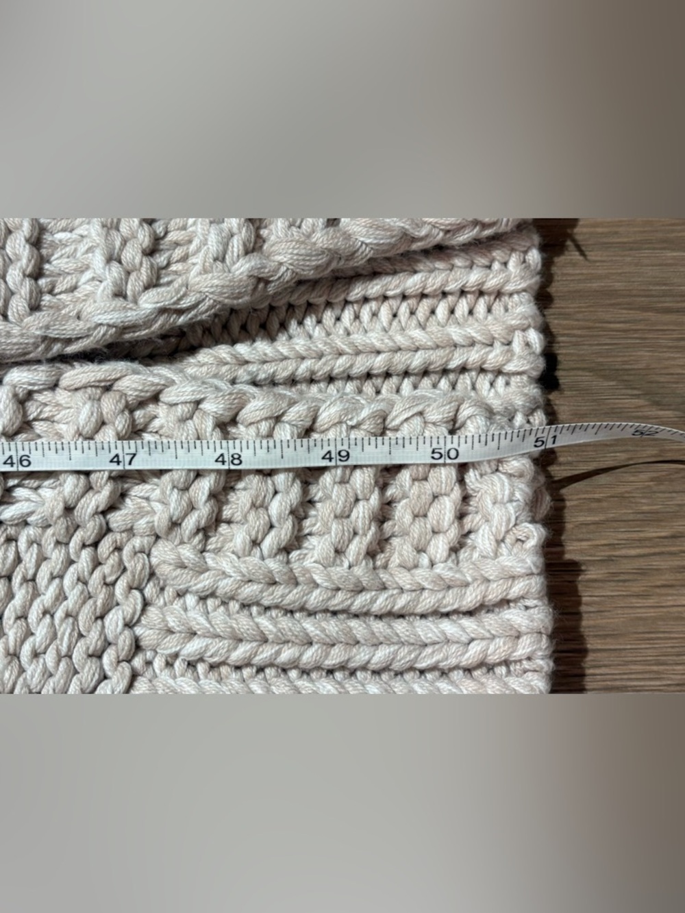 Free People Chunky Cable Knit Long Open-Front Cardigan - Light Pink - Picture 8 of 8